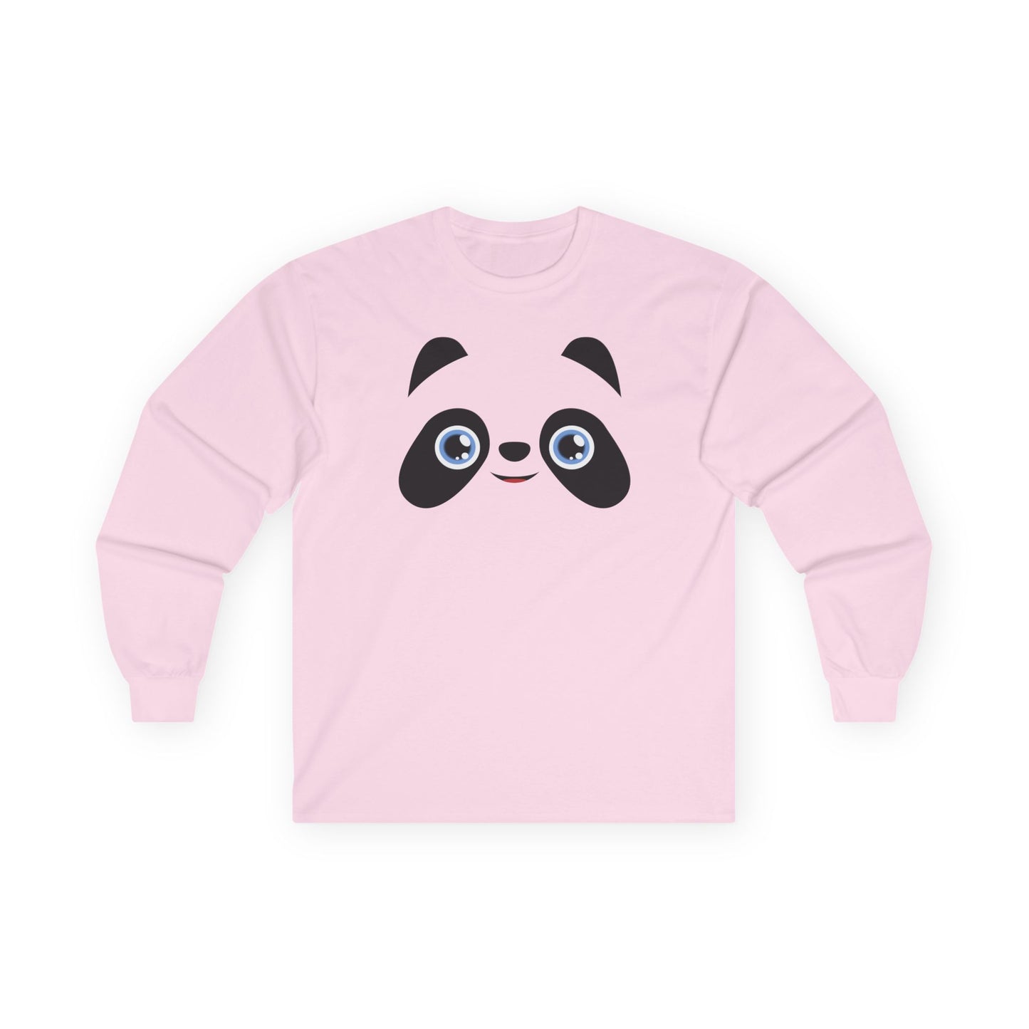 Pandamonium Long Sleeve Tee — Cute Cartoon Animal Shirt for Kids & Adults