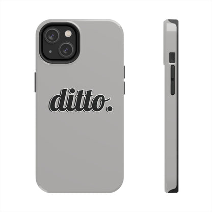 Ditto. Tough Phone Case — Retro Script Protective Phone Cover