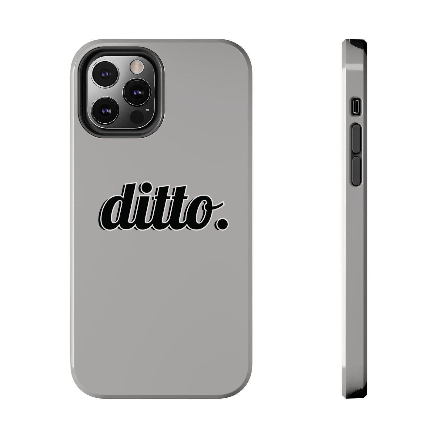 Ditto. Tough Phone Case — Retro Script Protective Phone Cover