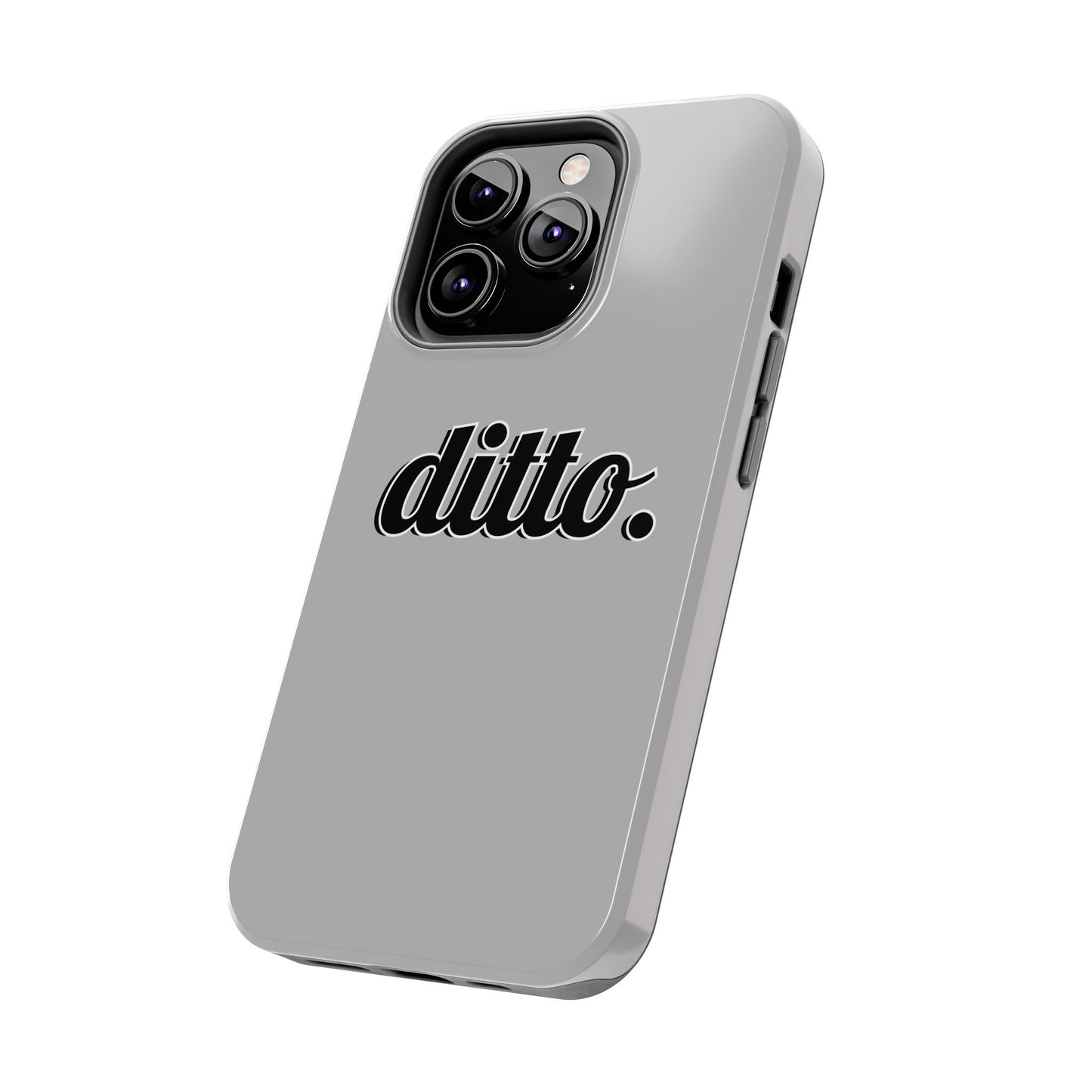 Ditto. Tough Phone Case — Retro Script Protective Phone Cover
