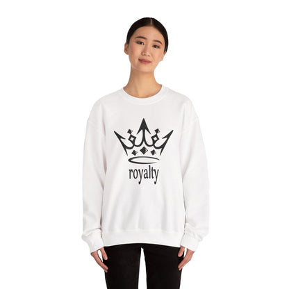Royalty Crown Sweatshirt — 'royalty' Graphic Crewneck