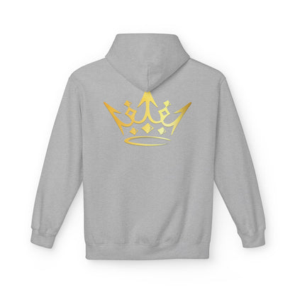 Gold Royalty Crown Hoodie - Minimal Luxe Pullover