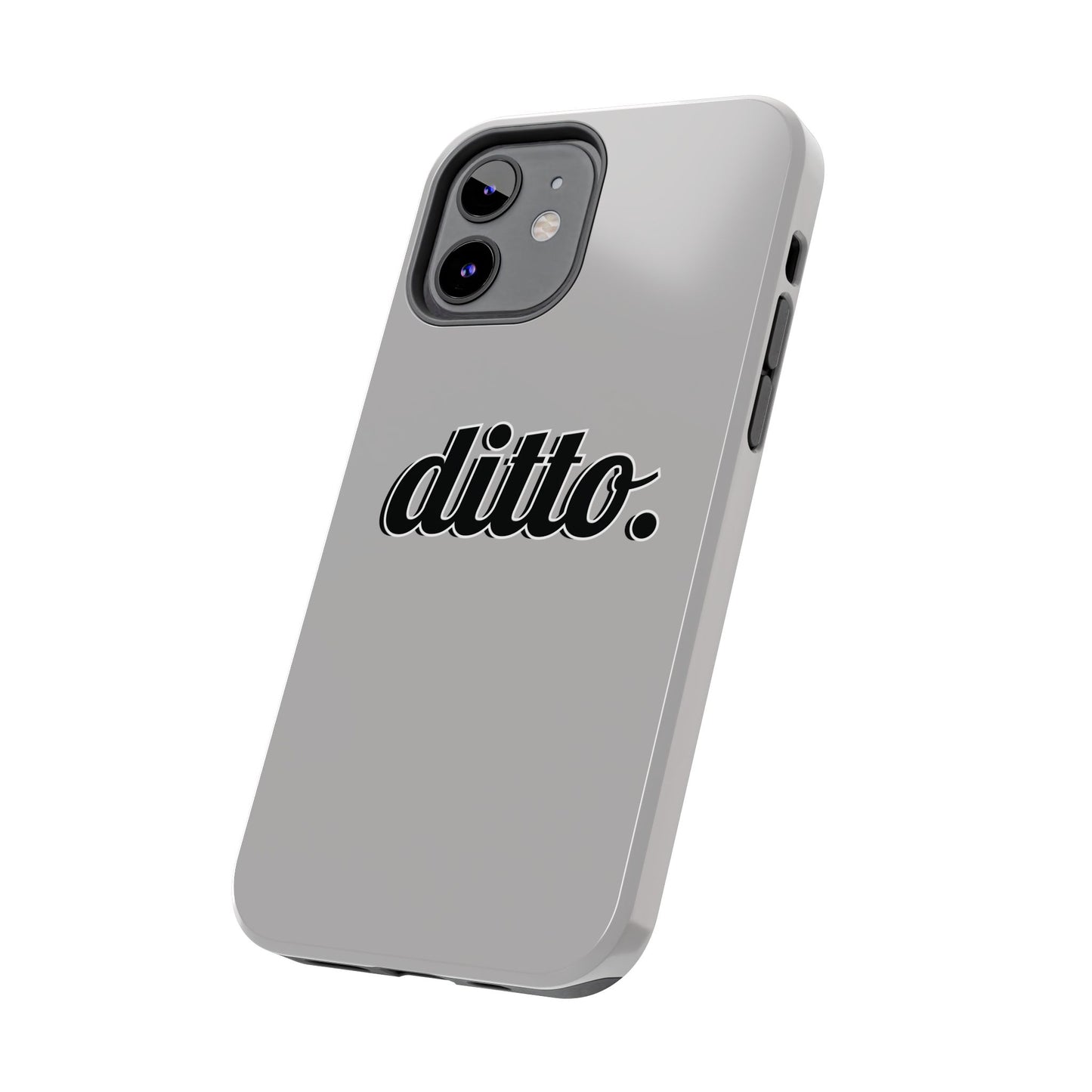 Ditto. Tough Phone Case — Retro Script Protective Phone Cover