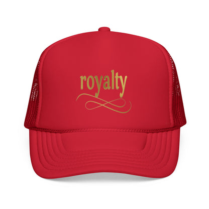 Gold Royalty Script Trucker Cap – Gold Script Mesh Hat