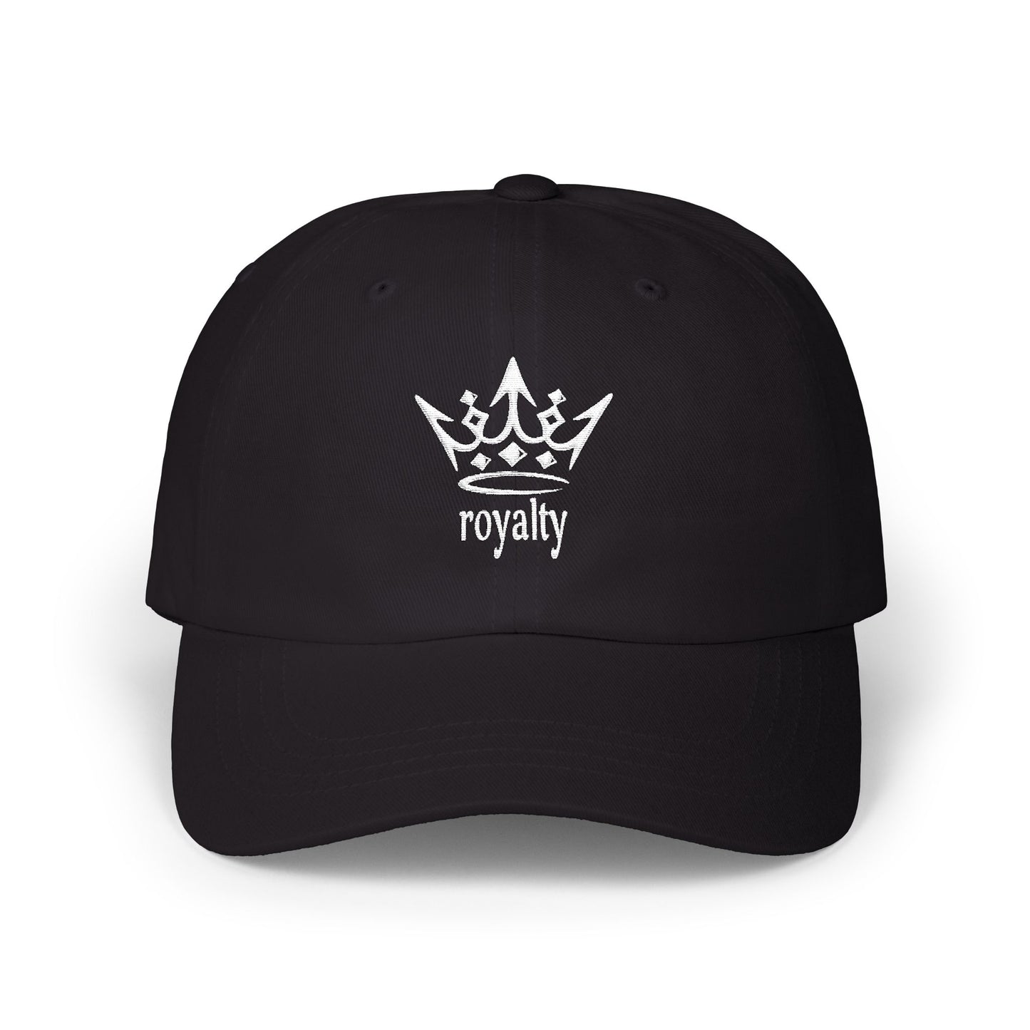 White Crown ‘Royalty’ Embroidery — Baseball Cap