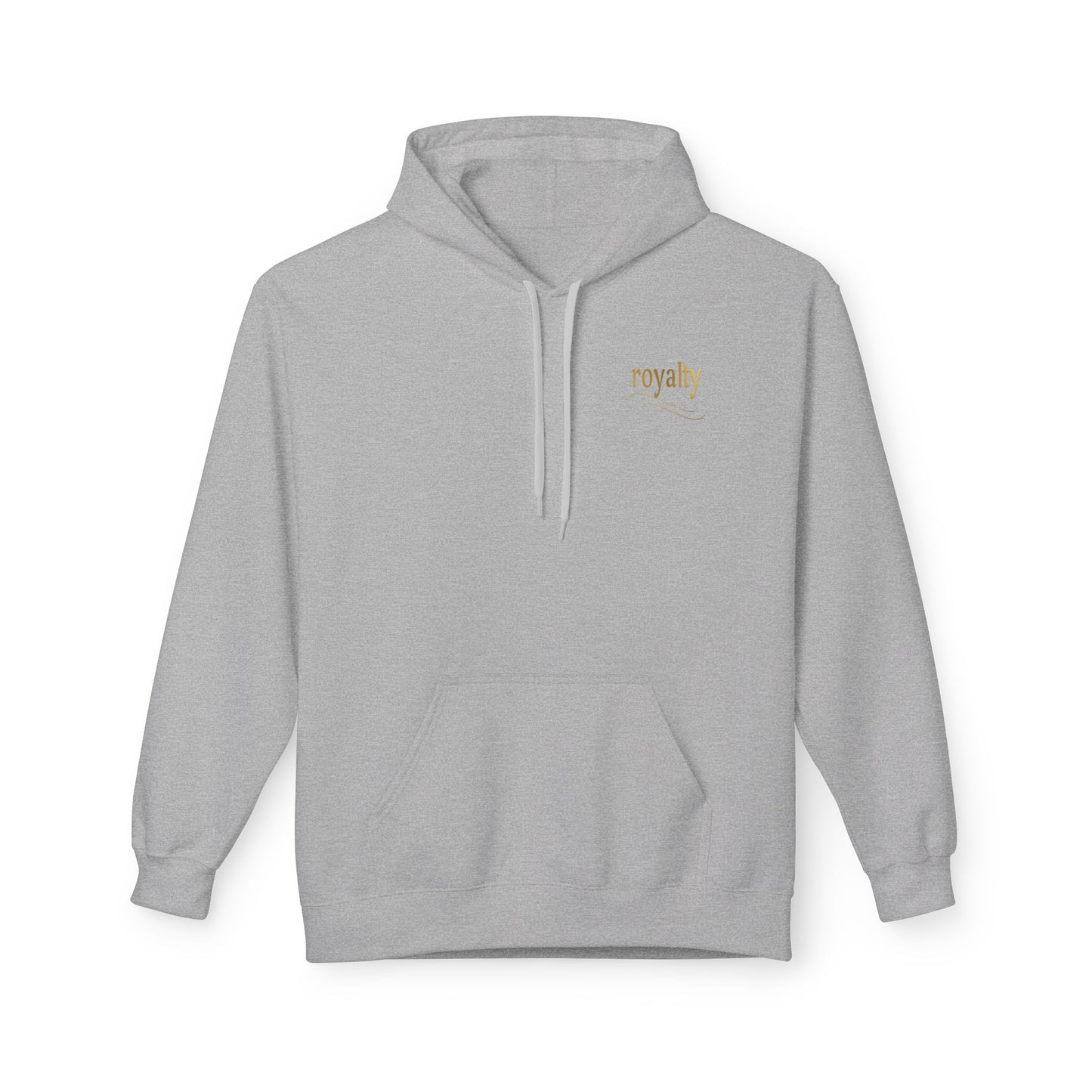 Gold Royalty Crown Hoodie - Minimal Luxe Pullover
