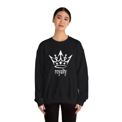White Crown 'Royalty' – Graphic Crewneck for Regal Style