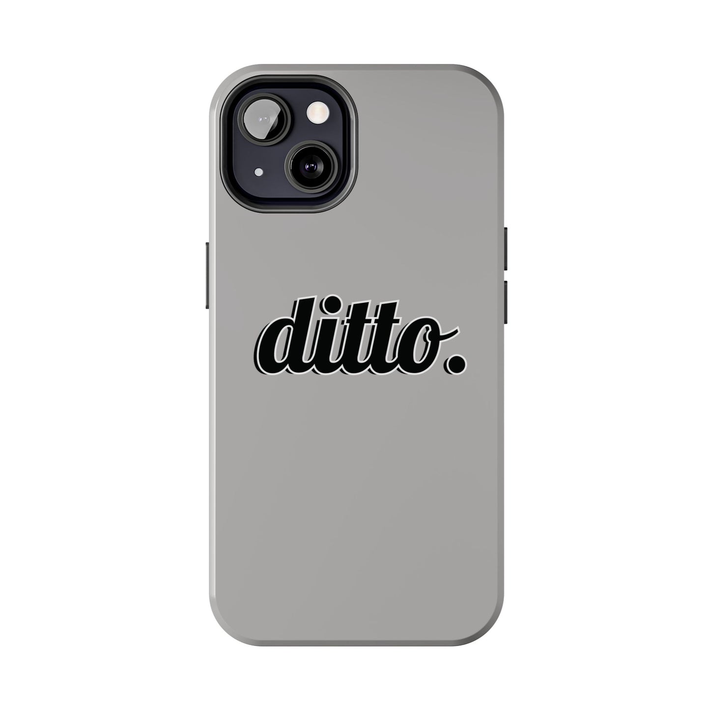 Ditto. Tough Phone Case — Retro Script Protective Phone Cover