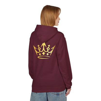 Gold Royalty Crown Hoodie - Minimal Luxe Pullover