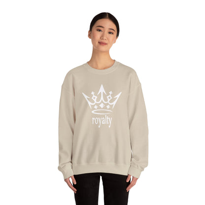 White Crown 'Royalty' – Graphic Crewneck for Regal Style