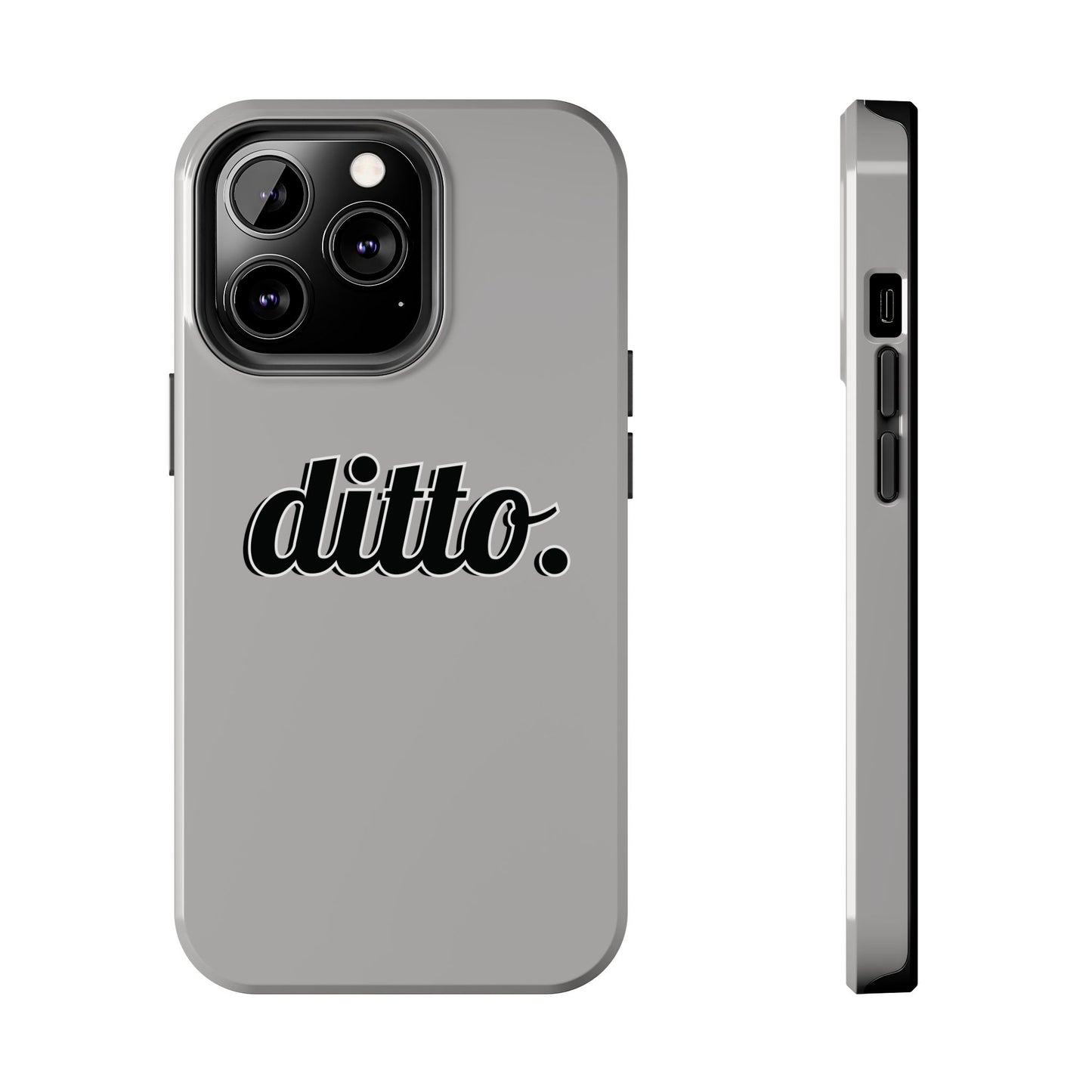 Ditto. Tough Phone Case — Retro Script Protective Phone Cover