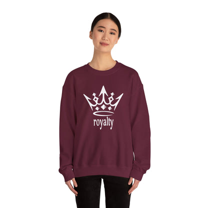 White Crown 'Royalty' – Graphic Crewneck for Regal Style