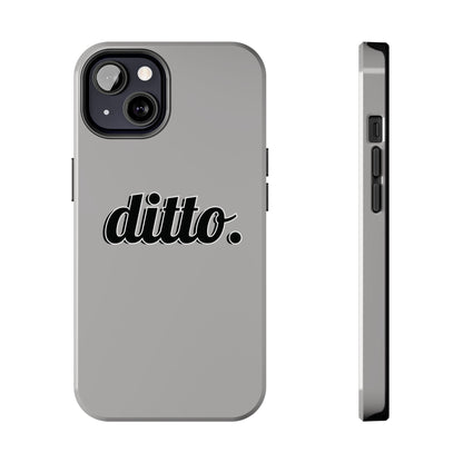 Ditto. Tough Phone Case — Retro Script Protective Phone Cover