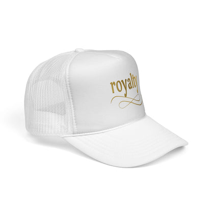 Gold Royalty Script Trucker Cap – Gold Script Mesh Hat
