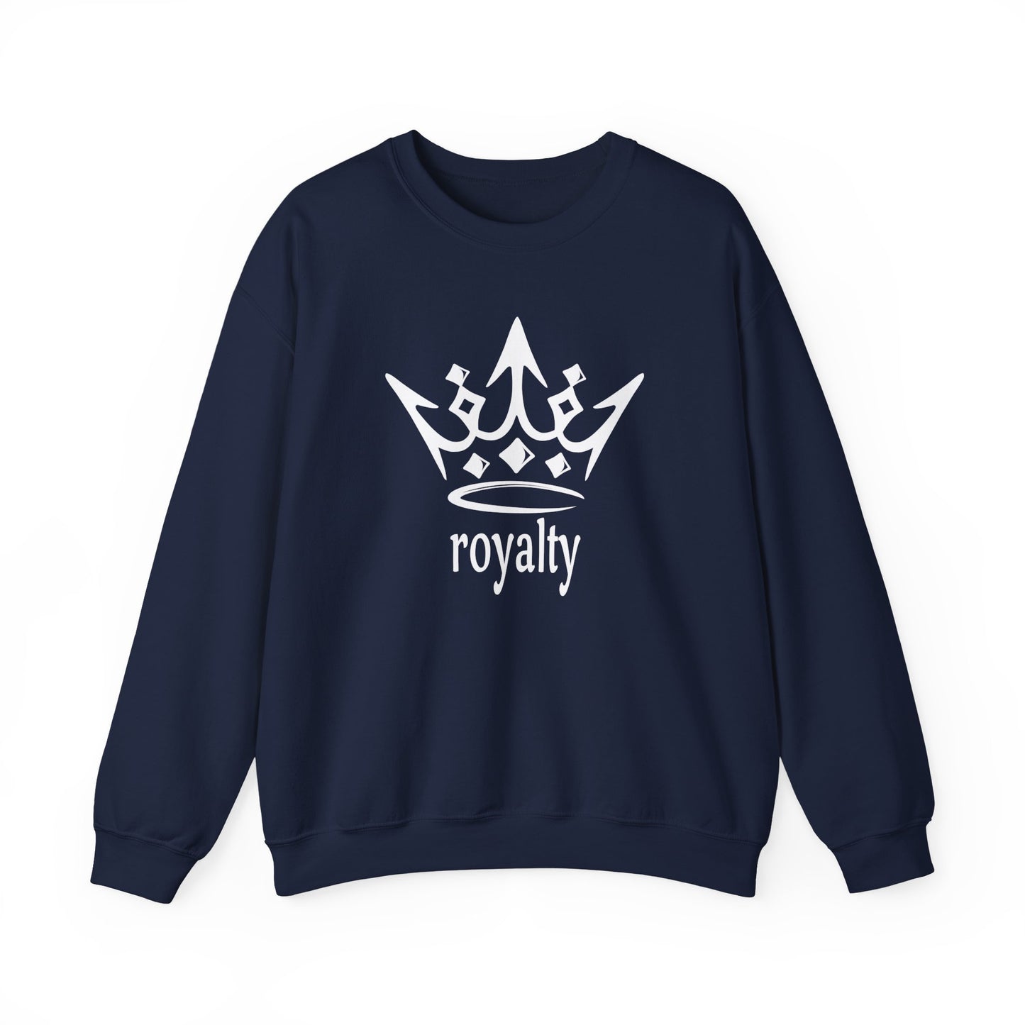 White Crown 'Royalty' – Graphic Crewneck for Regal Style