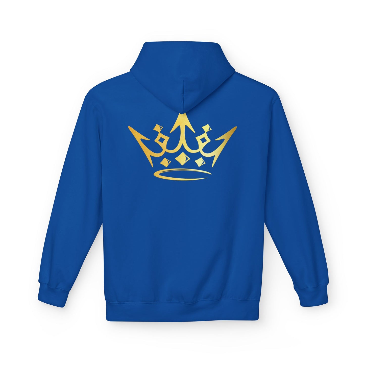 Gold Royalty Crown Hoodie - Minimal Luxe Pullover