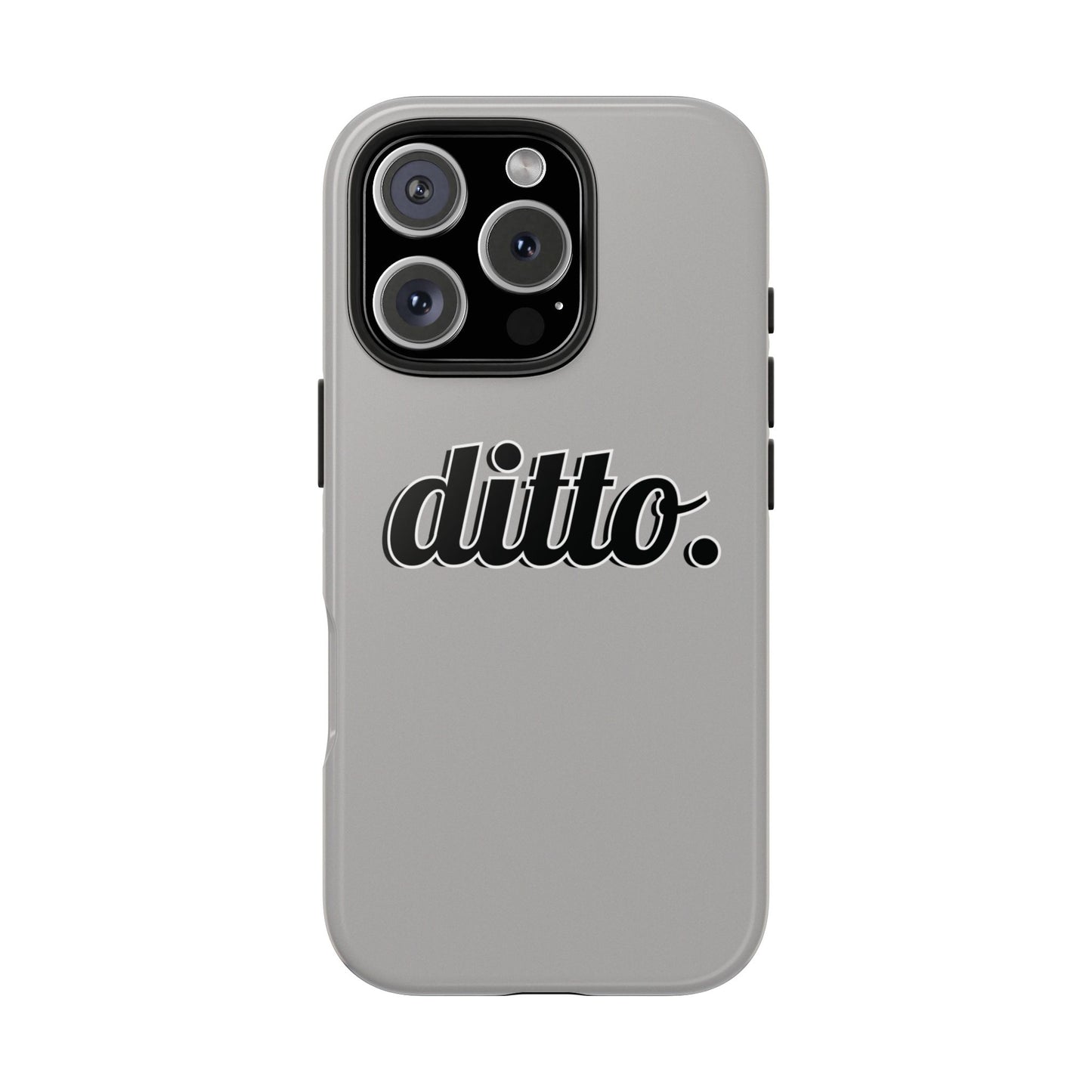 Ditto. Tough Phone Case — Retro Script Protective Phone Cover