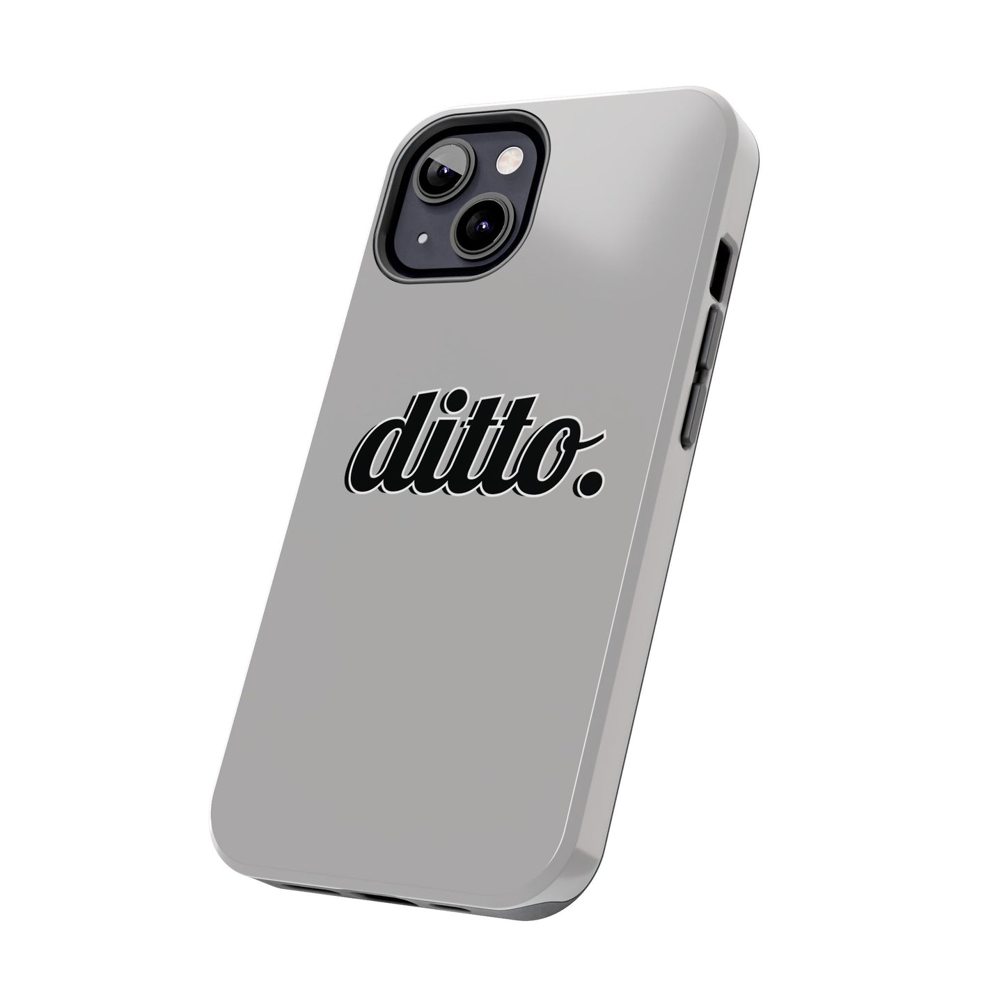 Ditto. Tough Phone Case — Retro Script Protective Phone Cover