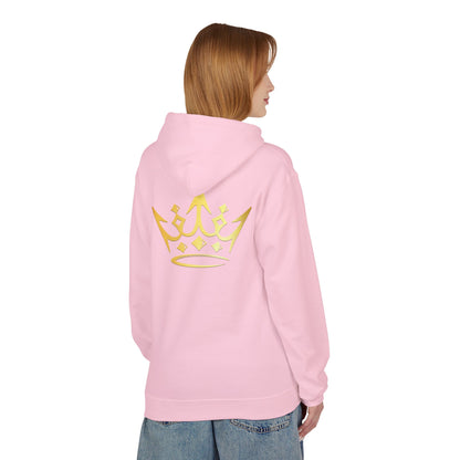 Gold Royalty Crown Hoodie - Minimal Luxe Pullover