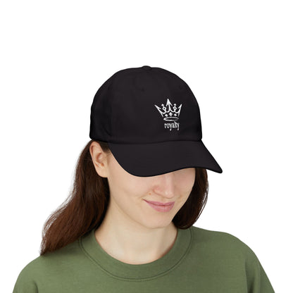 White Crown ‘Royalty’ Embroidery — Baseball Cap