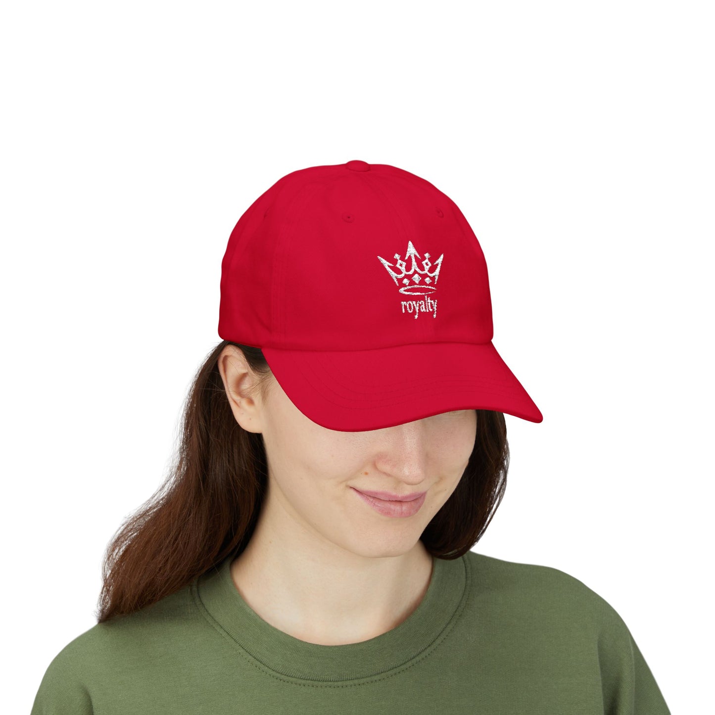 White Crown ‘Royalty’ Embroidery — Baseball Cap