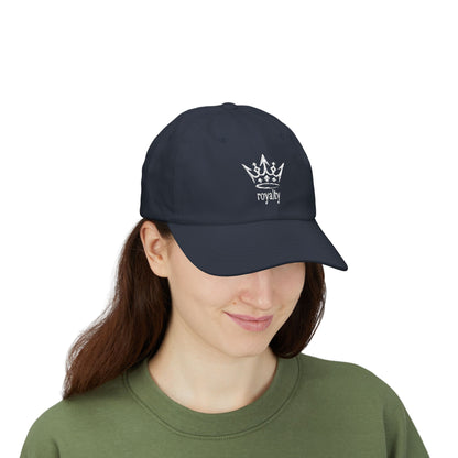 White Crown ‘Royalty’ Embroidery — Baseball Cap