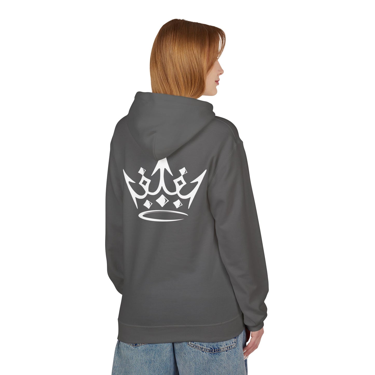 Royalty Crown Hoodie — Minimal Streetwear Pullover with 'royalty' Chest Logo