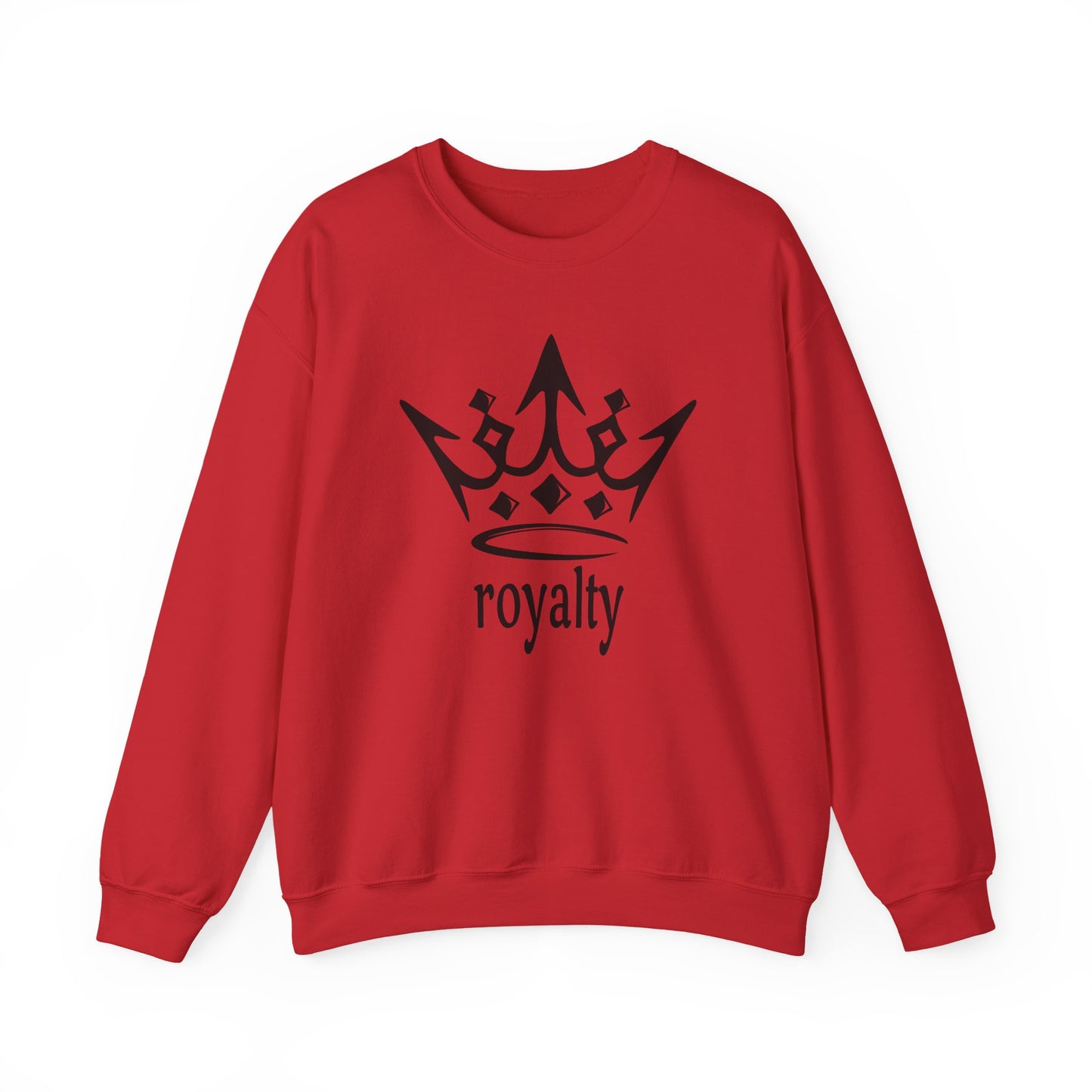 Royalty Crown Sweatshirt — 'royalty' Graphic Crewneck