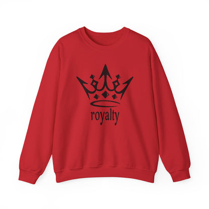 Royalty Crown Sweatshirt — 'royalty' Graphic Crewneck