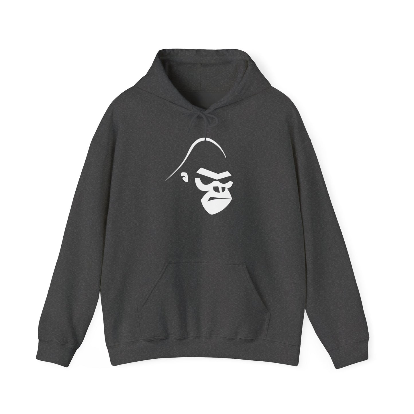 Gorilla Strength Hoodie - Minimal Ape Logo Pullover