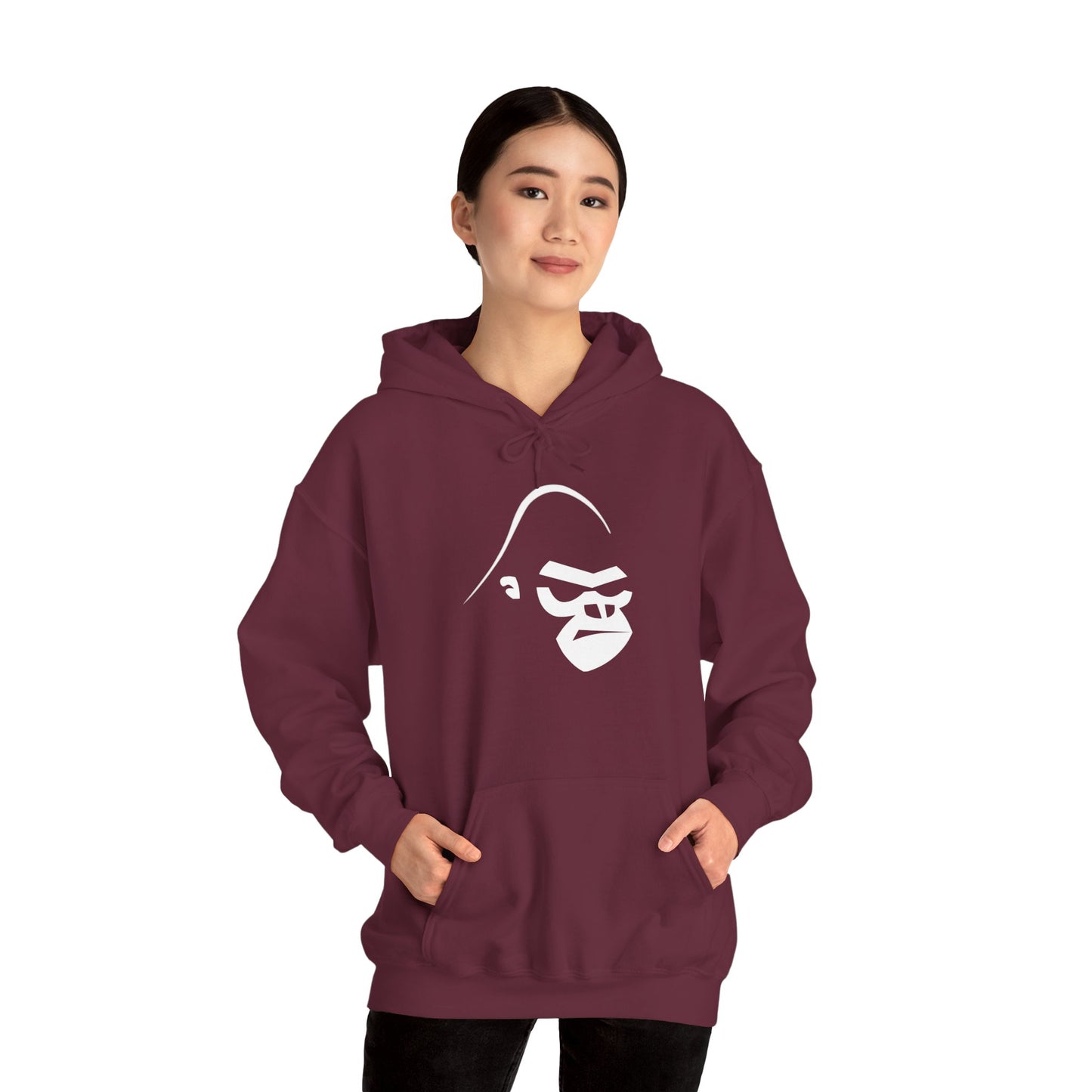 Gorilla Strength Hoodie - Minimal Ape Logo Pullover