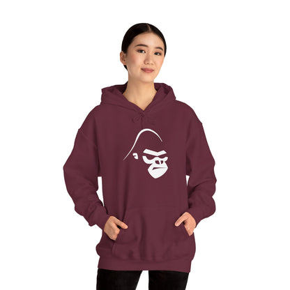 Gorilla Strength Hoodie - Minimal Ape Logo Pullover