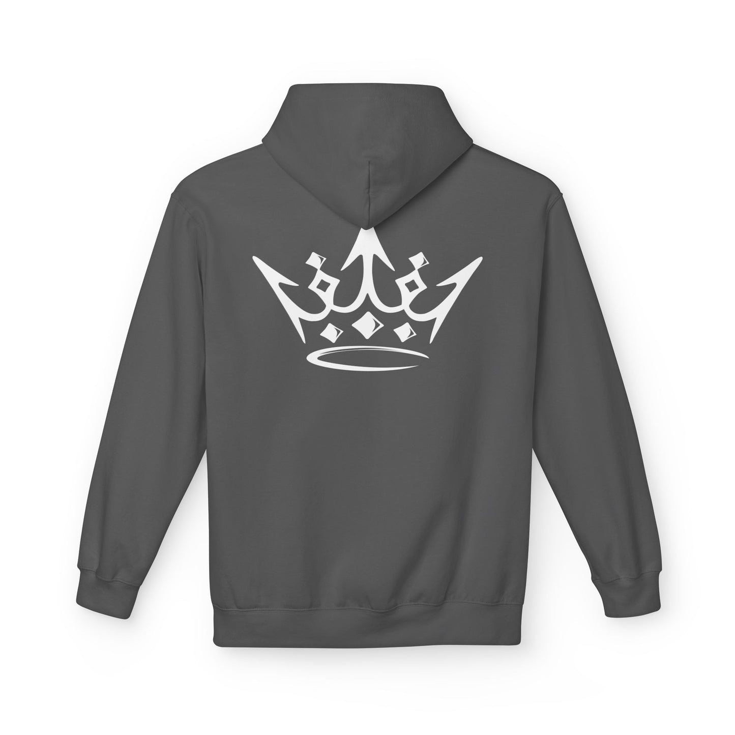 Royalty Crown Hoodie — Minimal Streetwear Pullover with 'royalty' Chest Logo