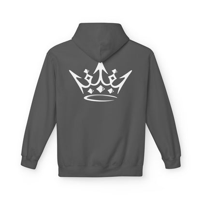 Royalty Crown Hoodie — Minimal Streetwear Pullover with 'royalty' Chest Logo