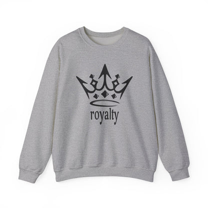 Royalty Crown Sweatshirt — 'royalty' Graphic Crewneck