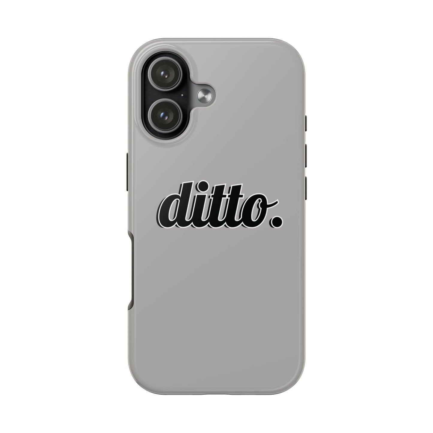 Ditto. Tough Phone Case — Retro Script Protective Phone Cover