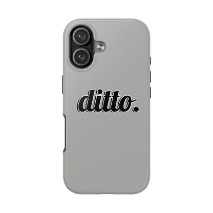 Ditto. Tough Phone Case — Retro Script Protective Phone Cover