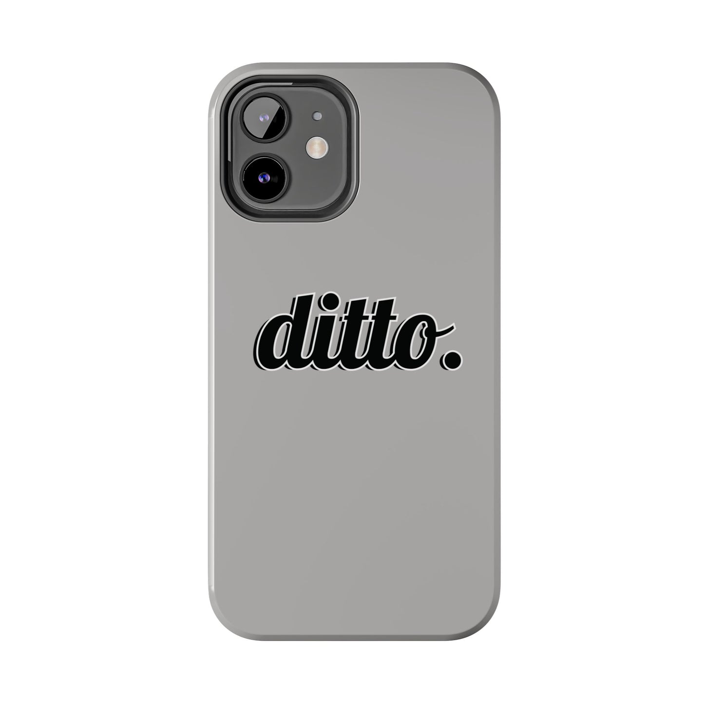 Ditto. Tough Phone Case — Retro Script Protective Phone Cover