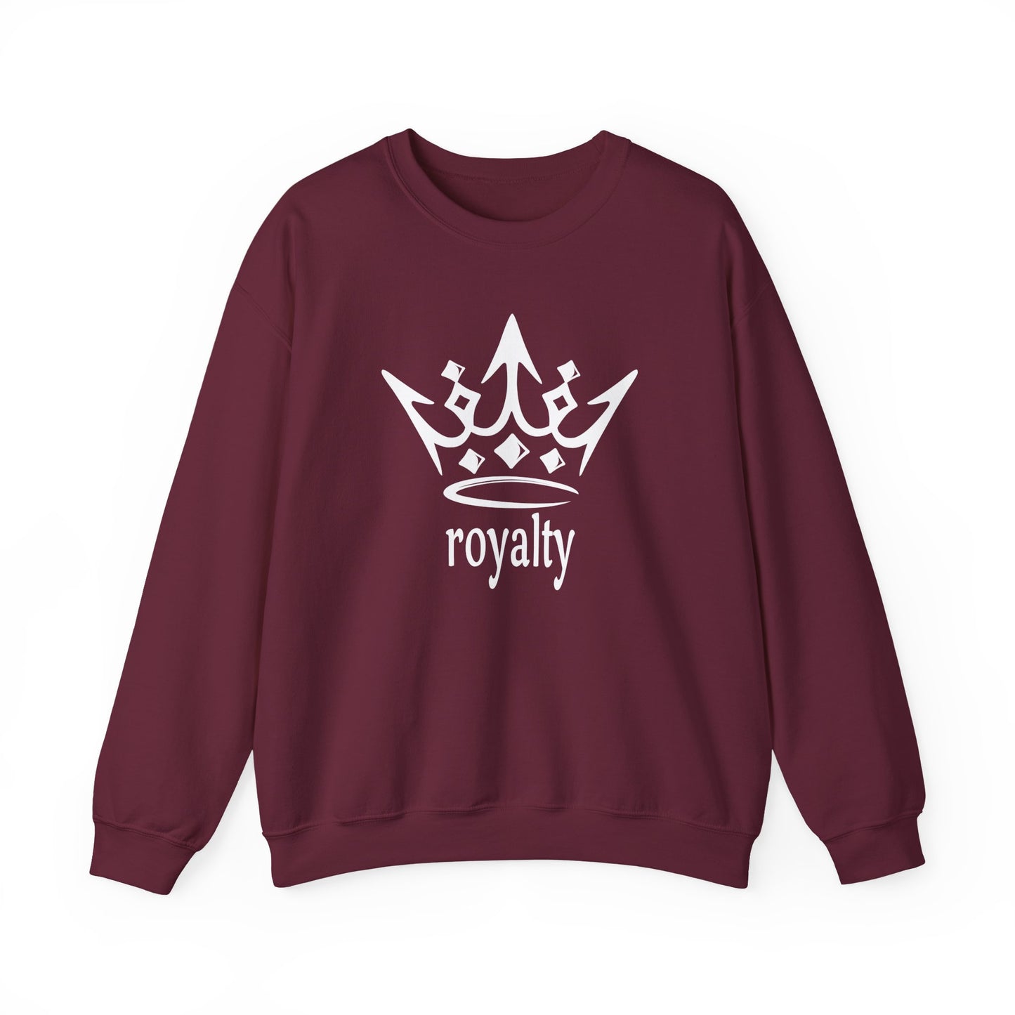 White Crown 'Royalty' – Graphic Crewneck for Regal Style