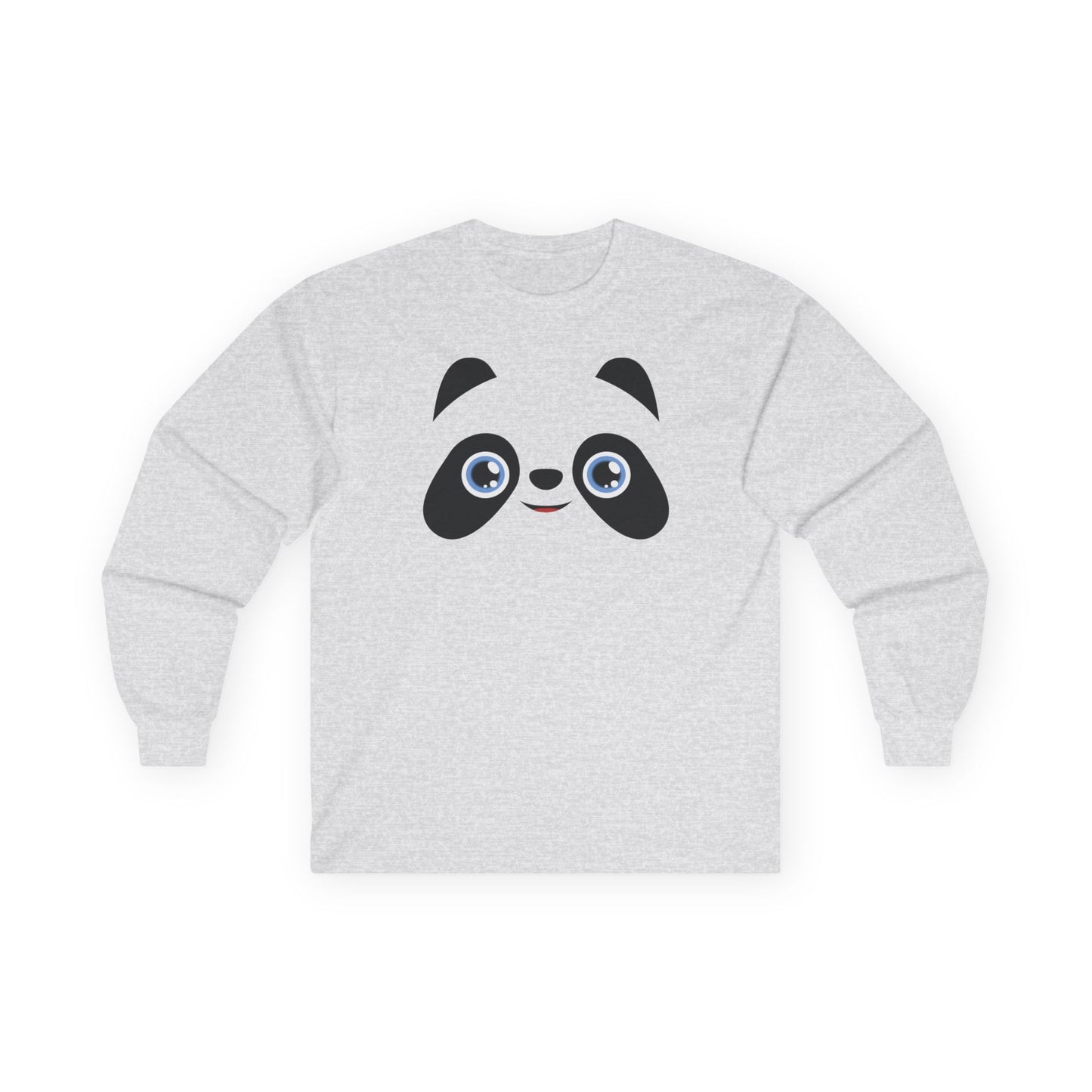 Pandamonium Long Sleeve Tee — Cute Cartoon Animal Shirt for Kids & Adults
