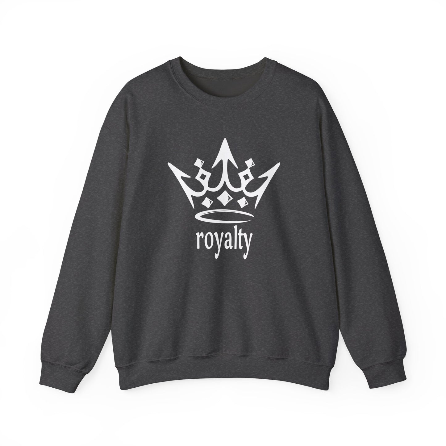 White Crown 'Royalty' – Graphic Crewneck for Regal Style