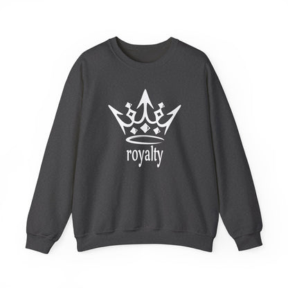 White Crown 'Royalty' – Graphic Crewneck for Regal Style