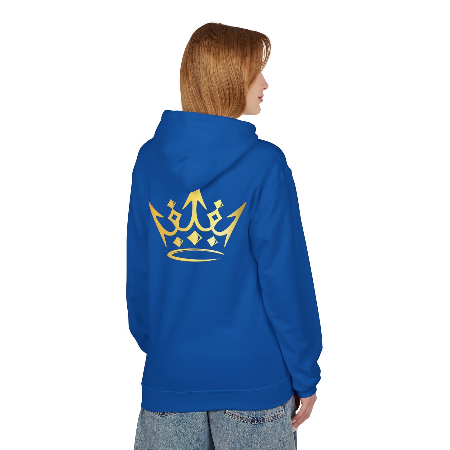Gold Royalty Crown Hoodie - Minimal Luxe Pullover
