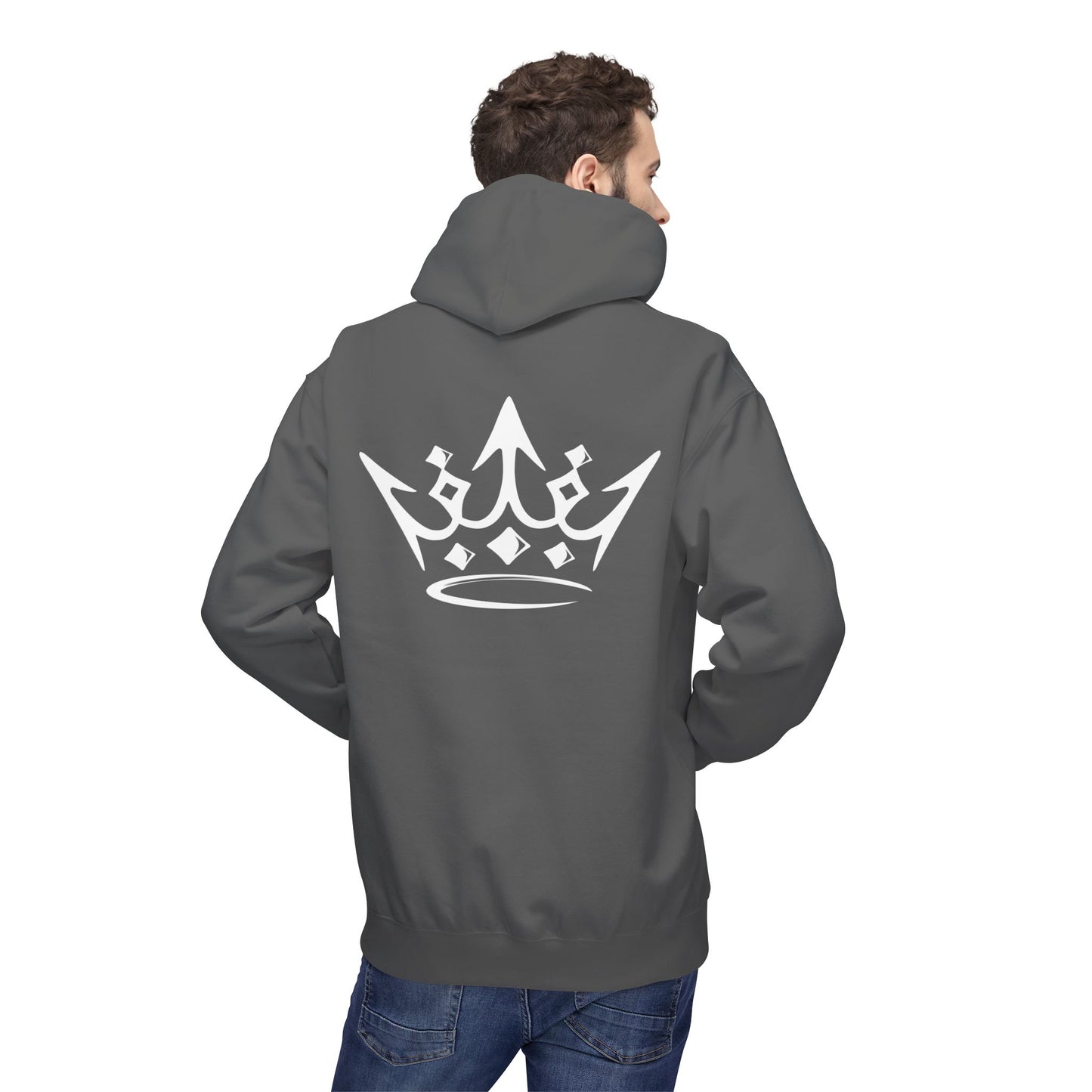 Royalty Crown Hoodie — Minimal Streetwear Pullover with 'royalty' Chest Logo