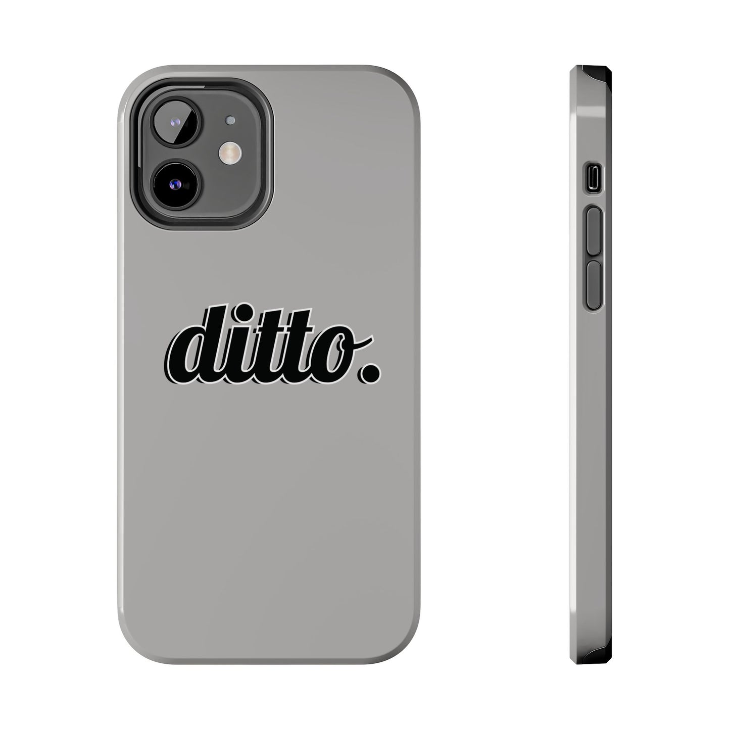 Ditto. Tough Phone Case — Retro Script Protective Phone Cover