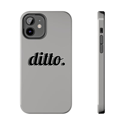 Ditto. Tough Phone Case — Retro Script Protective Phone Cover