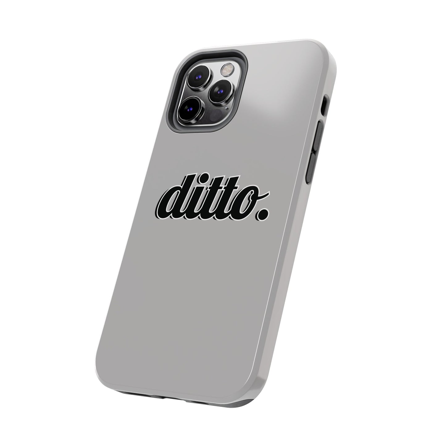 Ditto. Tough Phone Case — Retro Script Protective Phone Cover