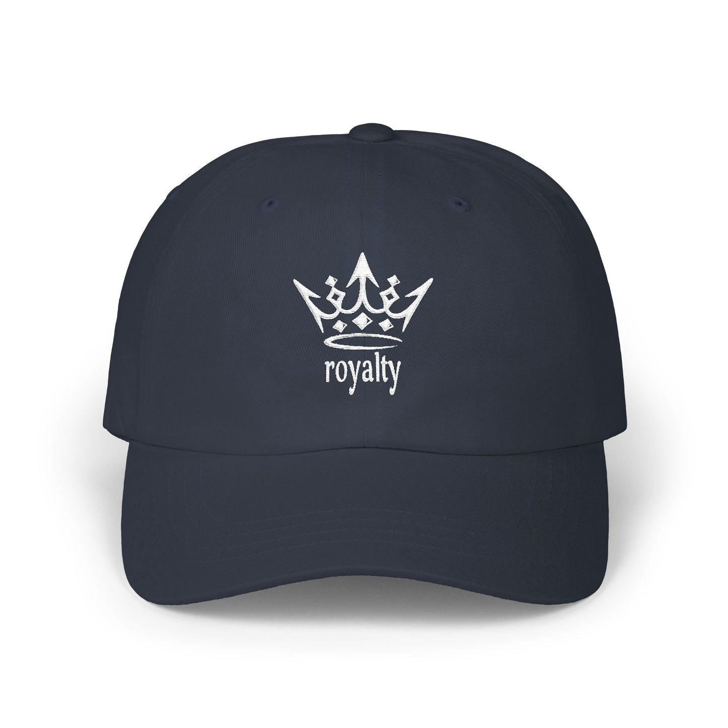 White Crown ‘Royalty’ Embroidery — Baseball Cap