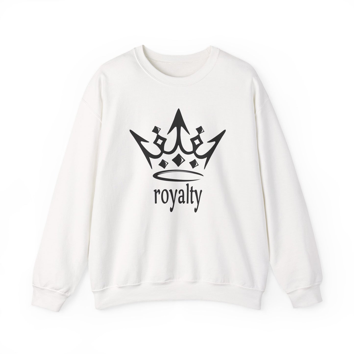 Royalty Crown Sweatshirt — 'royalty' Graphic Crewneck