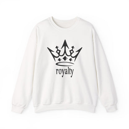 Royalty Crown Sweatshirt — 'royalty' Graphic Crewneck